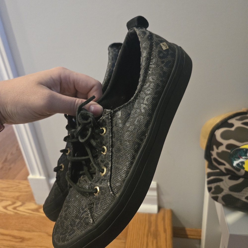 Sperry Black Cheetah